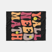 Yallが数学の数学を必要Happy フリースブランケット (正面(横))