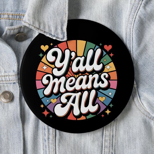 Y'allすべてのレトロ 缶バッジ (インサイチュ)