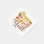 Y'allへの秋の幸せ スタンダードカクテルナプキン (角)