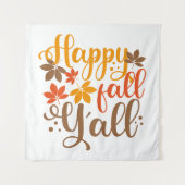 Y'allへの秋の幸せ タペストリー (正面)