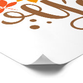 Y'allへの秋の幸せ ポスター (角)