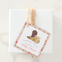 Y'all感謝してい Cowboy Boot & Bouquetベビーシャワー