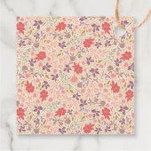 Y'all感謝してい Cowboy Boot & Bouquetベビーシャワー フェイバータグ (裏面)