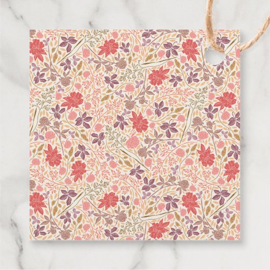 Y'all感謝してい Cowboy Boot & Bouquetベビーシャワー フェイバータグ (裏面)