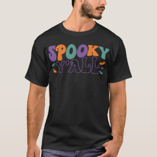Y'all -不気味面白いハロウィーン tシャツ