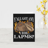 Yall 得 Any Lamps_蛾ミーム呪わおもしろい風変わりいM カード (黄色い花)