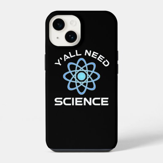 Y'all Needサイエンス iPhoneケース (裏面)