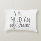 Y'all need an adjustment, カイロプラクティック アクセントクッション (裏面)