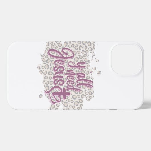 Y'all Need Jesus iPhone 13ケース iPhoneケース (裏面横)