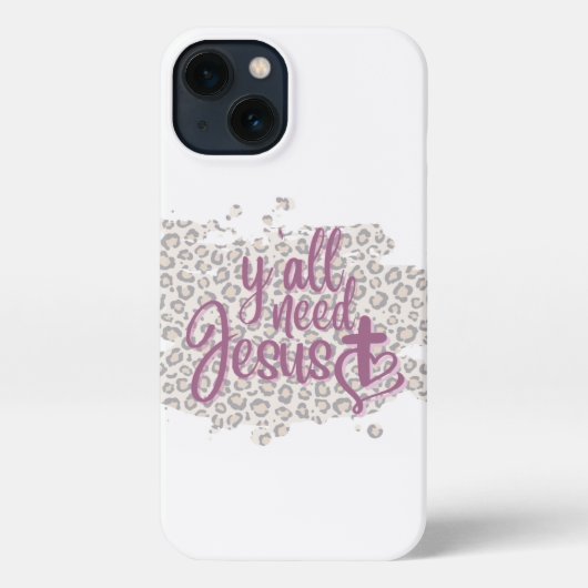 Y'all Need Jesus iPhone 13ケース iPhoneケース (裏面)