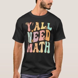Y'all Need Math Mathヴィンテージパステルカラー Tシャツ