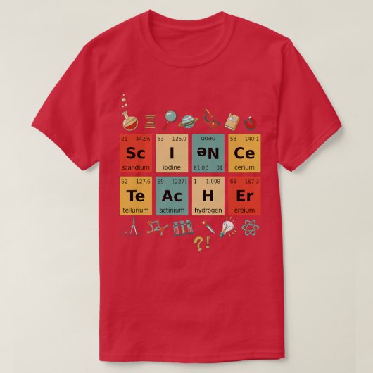 Y'all Need Science Chemistry Biology 教え Physics  Tシャツ (デザイン正面)