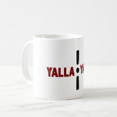 Yalla Yalla コーヒーマグカップ (正面左)