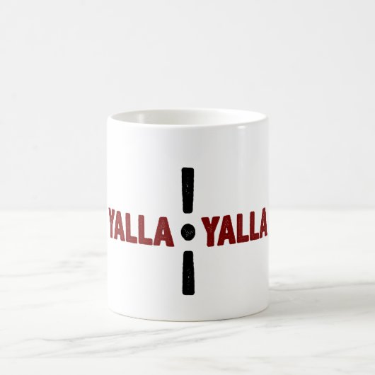 Yalla Yalla コーヒーマグカップ (中央)