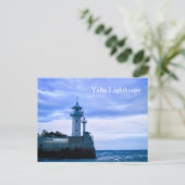 Yalta Lighthouse Ukraine, Black Sea Coast Postcard ポストカード (スタンド正面)