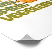 Yam Is My Spirit Vegetable Funny Playful Mood ポスター (角)