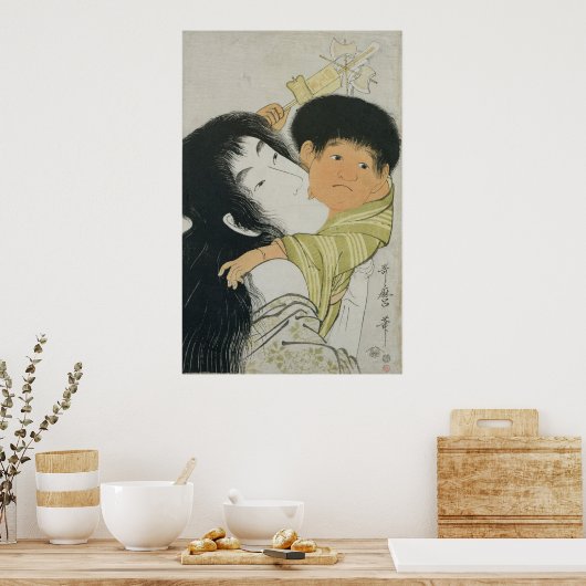 Yama-Uba and Kintoki ポスター (キッチン)