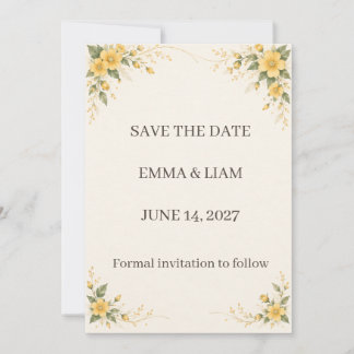 Yamabuki Save the Date セーブザデート