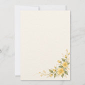 Yamabuki Wedding Invitation 招待状 (裏面)