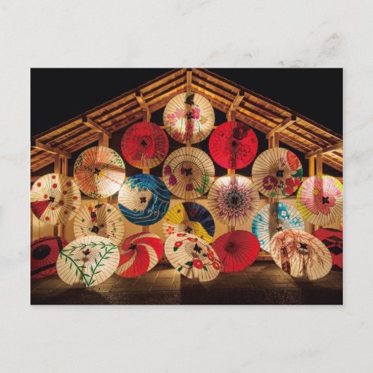 "Yamaga Tourou Festival in Kumamoto"(山鹿灯籠浪漫・熊本)日本 ポストカード (正面)