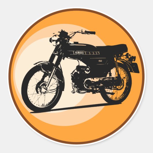 Yamaha FS1E 'FIZZY'モップクラシックド ラウンドシール (正面)