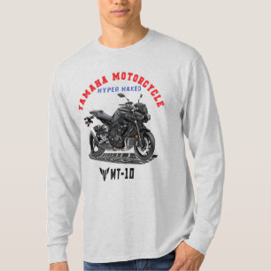 YAMAHA MT-10カスタムデザイナーアパレルTシャツ Tシャツ