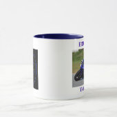 Yamaha R1エリックアーノルドJenningsGPのコーヒー・マグ マグカップ (中央)