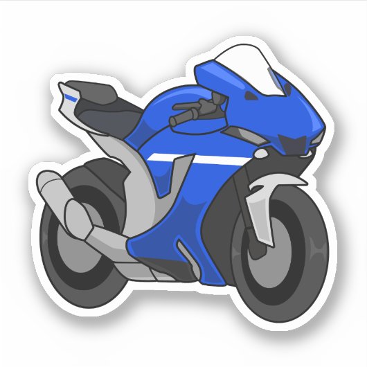 Yamaha R1 simple style シール (正面)