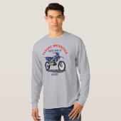 YAMAHA WR250FカスタムデザイナTシャツ Tシャツ (正面フル)