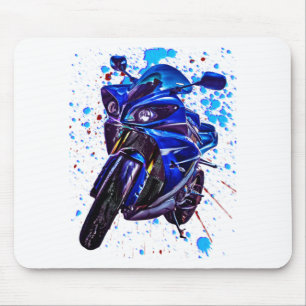 Yamaha YZF R1の芸術のプリント マウスパッド