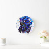 Yamaha YZF R1の芸術のプリント ラウンド壁時計 (ホーム)