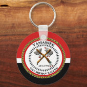 Yamassee Native Americansキーチェーン キーホルダー (正面)