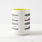 Yamato & Musashi, Battleship マグカップ (中央)