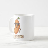 Yamazing - Funny Sweet Potato Thanksgiving Pun  コーヒーマグカップ (正面左)