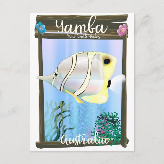 Yamba、オーストラリア、ニューサウスウェールズ州 ポストカード (正面)