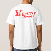 yamero  zoozei-やめろ増税 ー 両面プリント tシャツ (裏面)