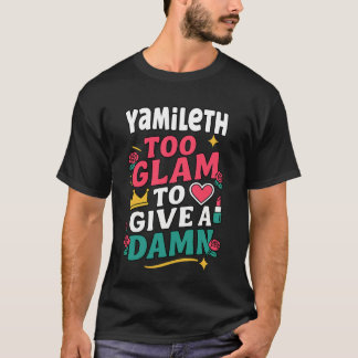 YAMILETH オリジナル 女性へのギフト カスタム YAMILETH Tシャツ