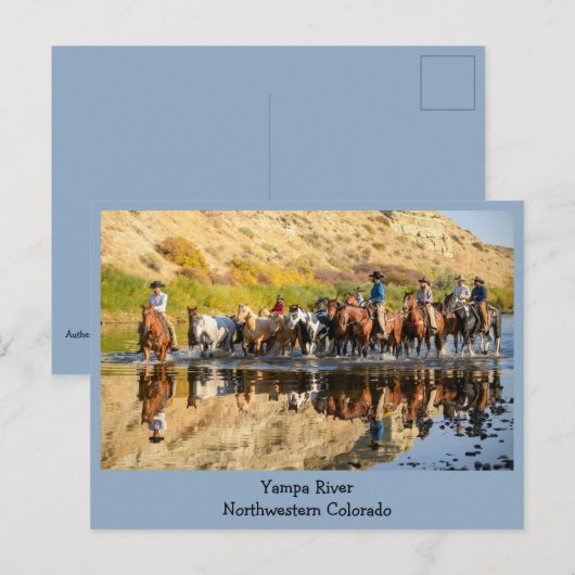 Yampa River - Western Travel ポストカード (正面/裏面)