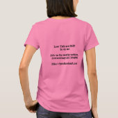 YandBPodcast女子Tシャツ Tシャツ (裏面)