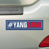 #YangGang - Andrew Yang 2020 バンパーステッカー (車上)