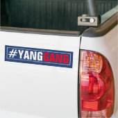 #YangGang - Andrew Yang 2020 バンパーステッカー (トラック上)