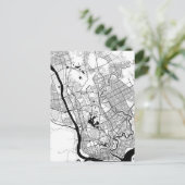 Yangon Myanmar Map ポストカード (スタンド正面)