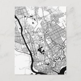 Yangon Myanmar Map ポストカード