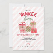 Yankee Swap Holiday Gift Exchange Party 招待状 (正面)