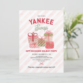 Yankee Swap Holiday Gift Exchange Party 招待状 (スタンド正面)