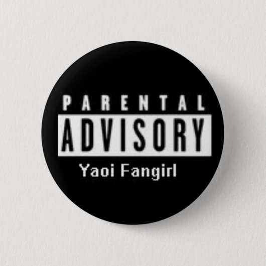 yaoi fangirl 缶バッジ (正面)
