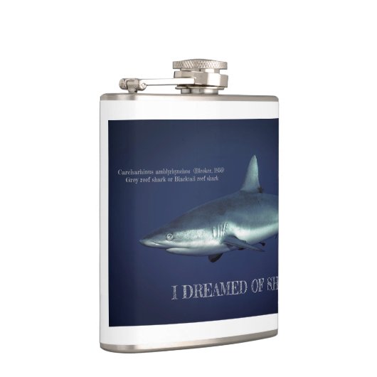 Yapミクロネシアジャイアントコーヒーマグのグレーリーフシャーク フラスク (右)