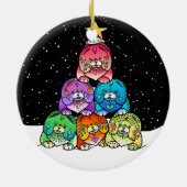 YAPPY CHOWLIDAYSの食事の磁器のオーナメント セラミックオーナメント (裏面)