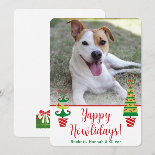 Yappy Howlidaysの写真 シーズンカード (正面/裏面)