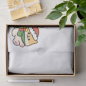 Yappy Howlidays – かわいいクリスマス犬の漫画 薄葉紙 (ギフト)